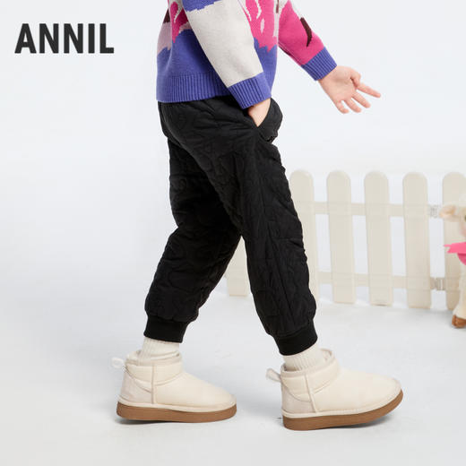 女童萌趣保暖棉裤冬季新款安奈儿童装实体店同款XG446754 商品图1