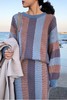 HAYES 蓝色条纹针织裙套装 10371 商品缩略图2