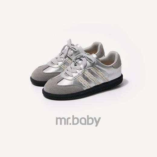 LT&MR女童德训鞋运动休闲鞋*鞋新款简约橡胶防滑女真皮童鞋 商品图0