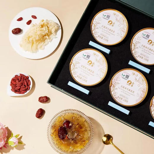 中粮  山萃金银双耳燕窝羹礼盒828g 商品图1