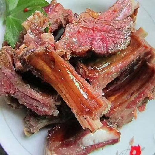 【登娃】500g城口土猪腊排骨（生）500g/袋 商品图1