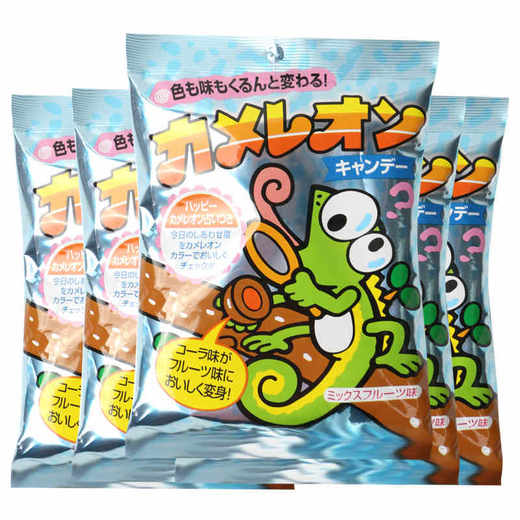 京品良町 变色龙什锦水果味糖果 55g 商品图1