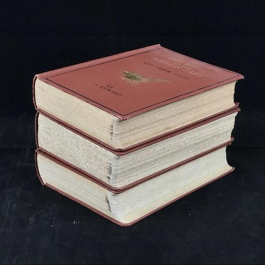 1932-1936年 不列颠群岛鸟类与鸟卵图鉴（3卷） 数百幅彩色插图 漆布精装64开 商品图1