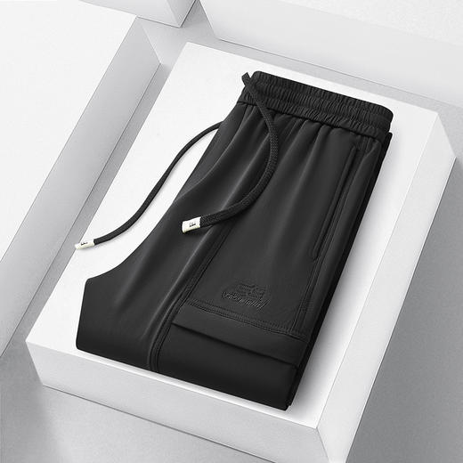 【冲锋裤】【新款DX】大依优型大码松紧腰束口休闲冲锋裤工装裤运动裤卫裤休闲裤加肥加大运动长裤胖子裤子 商品图4