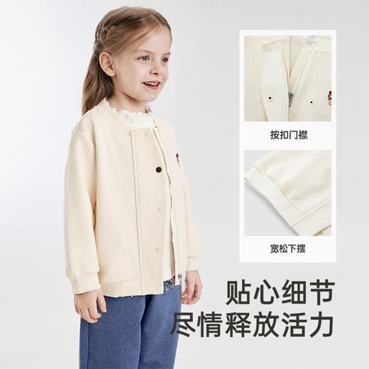 英氏儿童外套男童女童休闲外套棒球服春秋外套中大童外套 商品图2