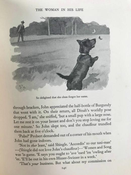 1935年 吉卜林小狗故事集 数十幅趣味插图 全真皮精装32开 商品图8