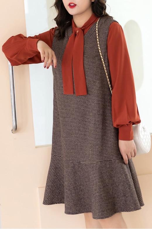 amadella 减龄飘带衬衫背带裙套装 10413 商品图3