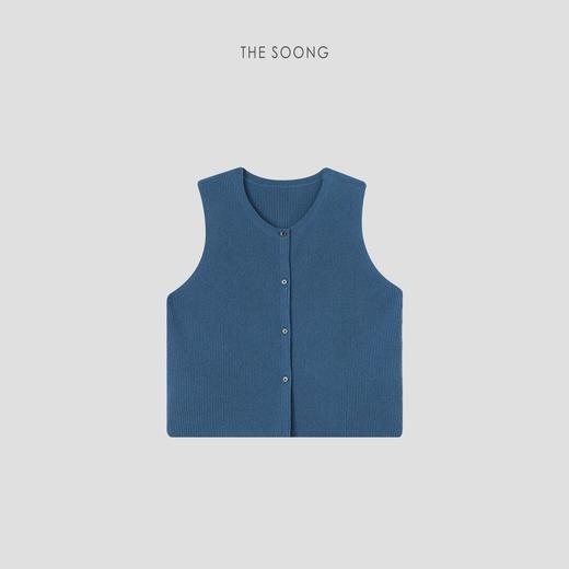 THESOONG"从容随性"山羊戎180克12针肤感螺纹圆领上衣HZMY5195 商品图3