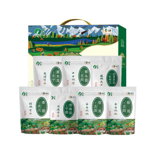 中粮  山萃阖家悦享产地甄选山珍礼盒560g 商品图0