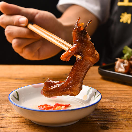 狮头鹅--卤鹅掌  4只600g 商品图5