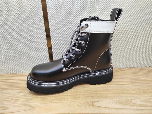 豪行秋冬新款22419116牛皮低跟时尚休闲女靴单靴 商品图1