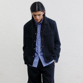 A Kind Of Guise SANDEL SHIRT JACKET 意大利手工制羊毛衬衫夹克