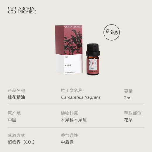 Aroma Promise桂子飘香(桂花精油2ml+木纹香薰机） 商品图4