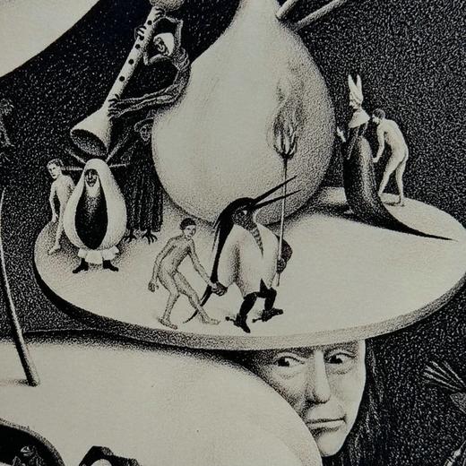 埃舍尔复刻博斯《人间乐园》（带框装裱画） 商品图4