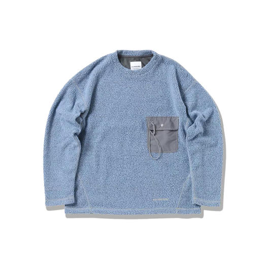 and wander re wool JQ crew neck 再生羊毛混纺圆领套头衫 商品图4