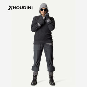 HOUDINI胡丁尼 Alto Half 阿尔托 户外女款美利奴羊毛长袖POLO衫120234