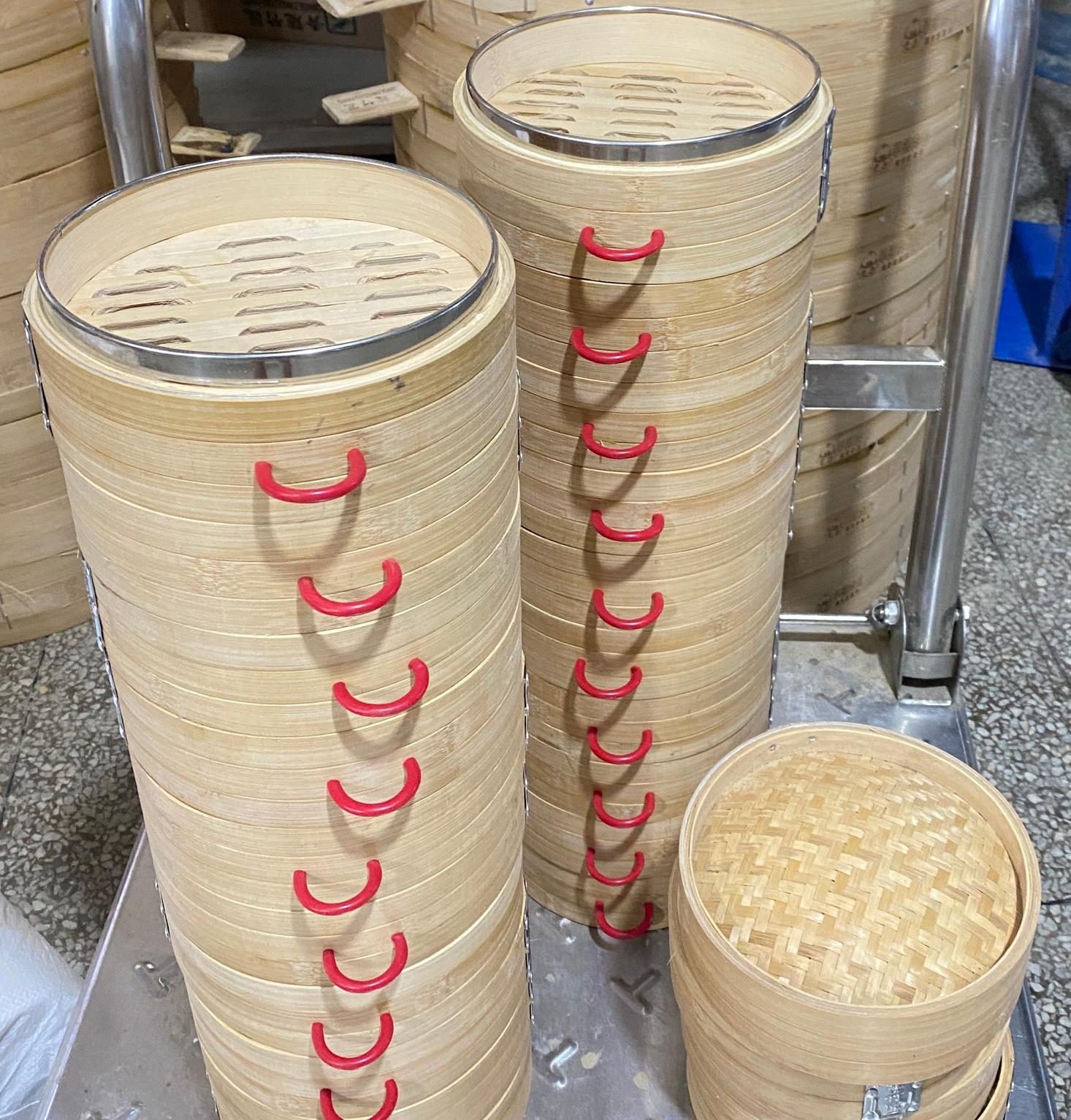 竹蒸笼蒸笼盖蒸笼垫 - 宝恒厨具