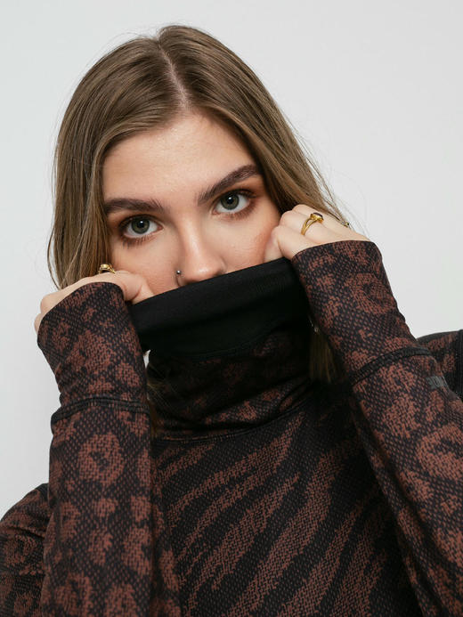 【断码六折】Burton伯顿男女款中量级基础层长领衬衫滑雪内衣长袖保暖132041 商品图3