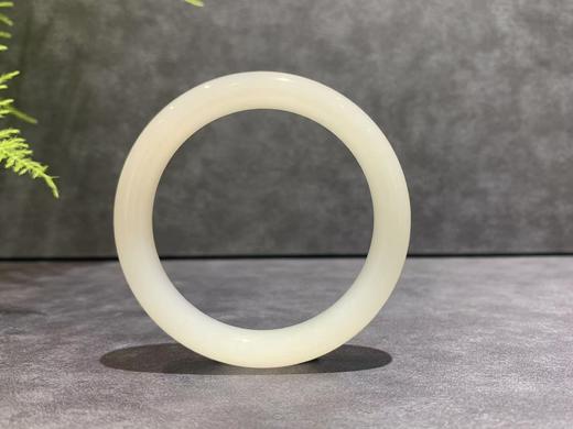 【御珠宫坊】羊脂白玉手镯54mm 商品图3