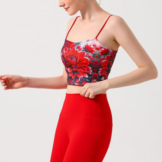 【126元任选2件】跃牌【漫西】系列 新款裸感瑜伽服套装性感交叉美背蜜桃臀高腰瑜伽服女Y131 商品图1