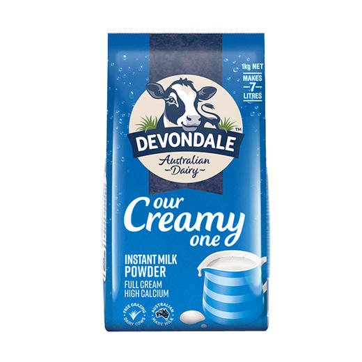 德运全脂奶粉*1kg/袋 商品图0