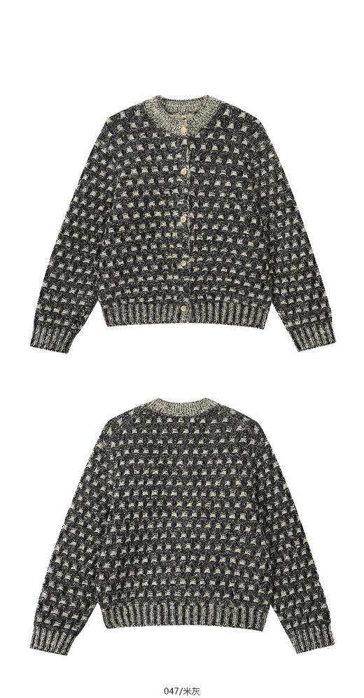 jnby  24年冬款  短款开襟毛衫  1OA310470 商品图10