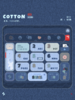 《COTTON》拟真牛仔布主题。 - 创意百度输入法主题 商品缩略图0