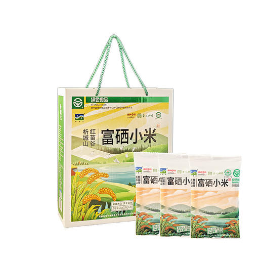 析城山红苗谷富硒小米礼盒  2kg（100g*20） 商品图1