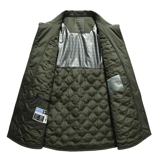 【棉衣】【新款DWN】大依优型大码翻领棉衣衬衫夹克加棉外套加肥加大肥佬休闲商务上衣男士胖子 商品图2