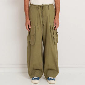 Story mfg FORAGER PANTS 宽松锥形不对称口袋工装裤