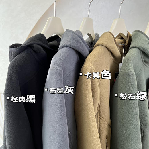 新增！抢完无补！出口欧洲订单！官网💰1200+【情侣款户外重磅双面摇粒绒外套 连帽/立领】✅360°循环保暖！航空级除静电材质✅自发热功能，保暖效果增强2倍 ✅3D立体裁剪，上身不塌有风骨！ 商品图11