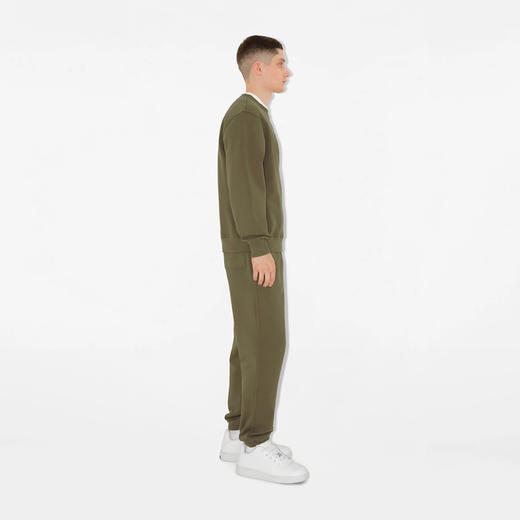 BURBERRY 巴宝莉 男士马术骑士徽标刺绣棉质休闲运动裤 绿色 8094567 B7044 商品图2