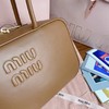 MIU MIU缪缪 拉链开合时尚商务 牛皮 单肩斜挎手提包 女款（HH） 商品缩略图4