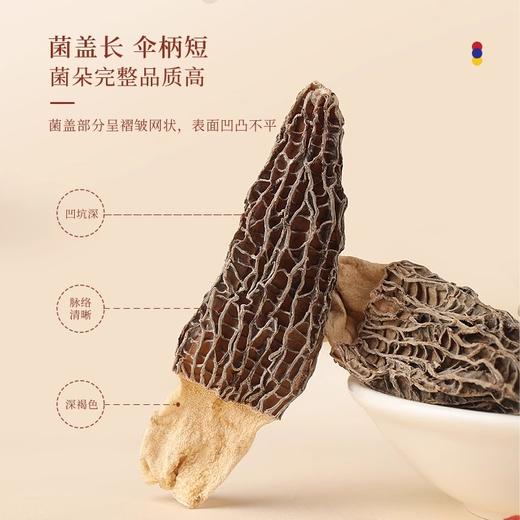 福东海 羊肚菌50克 干货非野生云南新鲜煲汤菌菇食材礼品 商品图1