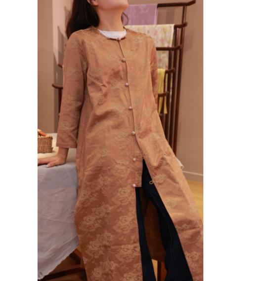 【抖音专属】【线上专属】新中式开衫（2481098-焦茶） 商品图0