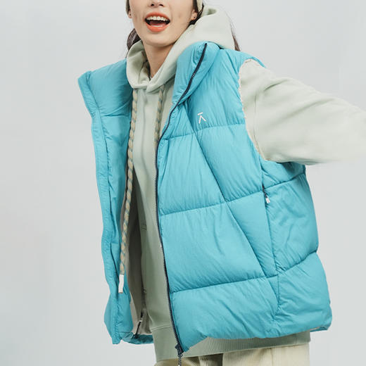 【品牌特惠】ACMEITEM爱棵米 户外立领羽绒马甲超轻防泼水防钻绒羽绒背心男女GAF3110909G 商品图2