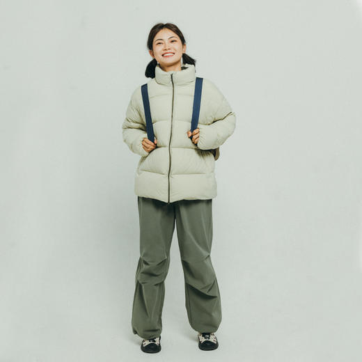 【6月破价】ACMEITEM爱棵米 户外亲子防泼水抓绒伞兵裤保暖宽松休闲长裤男女GAF3020361G 商品图2