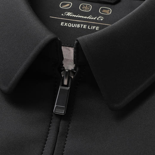 【新款DLS】大依优型大码翻领白鸭绒羽绒服夹克外套加肥加大肥佬休闲上衣男士胖子 商品图3