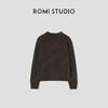 ROMI STUDIO“温暖已至”7针单边100绵羊毛绒面套头毛衫RW24WSH0359 商品缩略图0