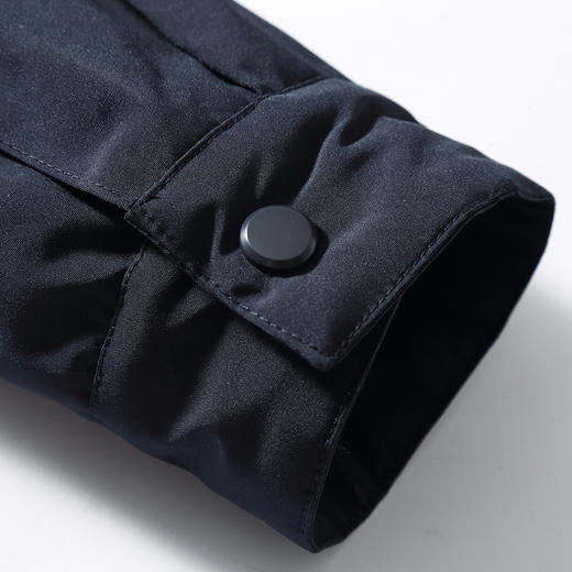 【棉衣】【新款DWN】大依优型大码翻领夹克加棉棉衣外套加肥加大肥佬休闲商务上衣男士胖子 商品图5