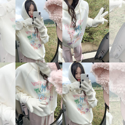 <曾小咸推荐>3.16现货秒杀 ！微信超特价！蝴蝶结连帽卫衣 日常189.99 立减100 秒杀89.99！！ 商品图1