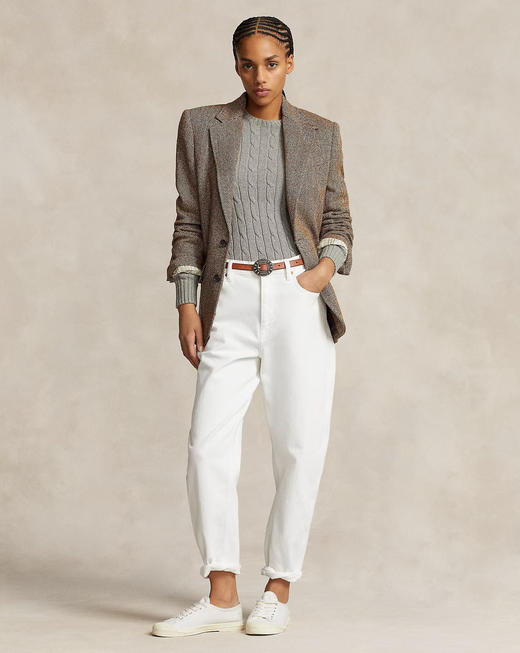 单品包邮现货 THS-特  RL polo马球家 Clean fit修身版 绞花编结绵纱/老钱百搭圆领针织衫 BM3193 商品图8