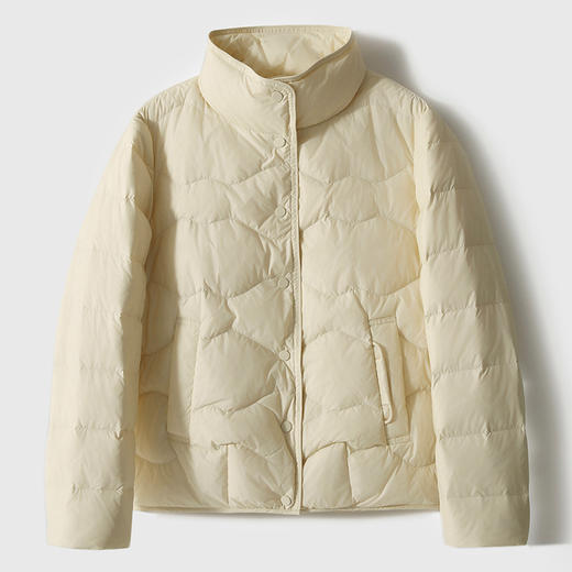 【高货ayts】全新升级【铂金会员487/天猫669/差价182】(03727) 洛诗琳24冬季新款95白鹅绒轻薄显瘦茧型羽绒服 商品图5