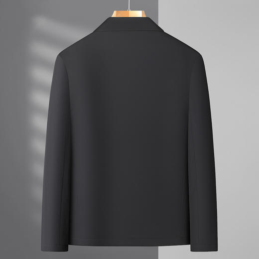 【新款DLS】大依优型大码翻领白鸭绒羽绒服夹克外套加肥加大肥佬休闲上衣男士胖子 商品图2