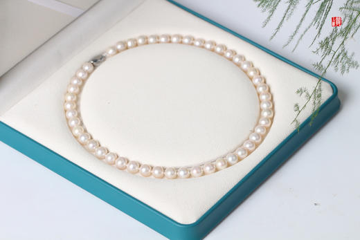 [ 轻语 ] 淡水珍珠项链  珠径：8~9mm 商品图1