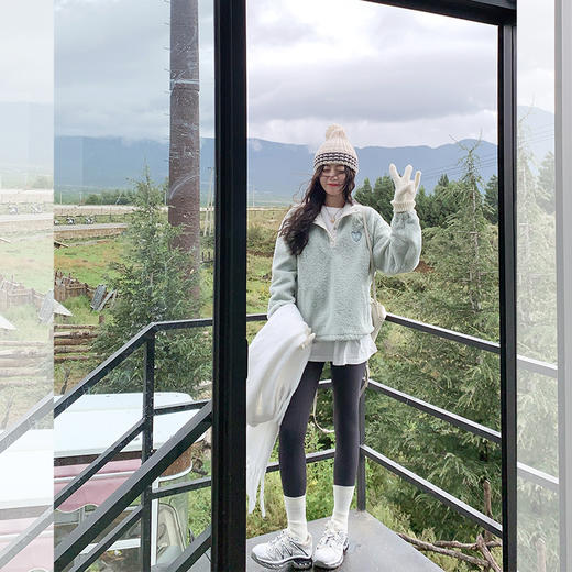 <曾小咸推荐> 2.5 现货秒杀 ！微信超特价！羊羔毛高领卫衣 日常189.99 立减90 秒杀99.99！！ 商品图3