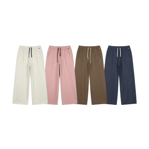 【品牌直发-粉色成人款特价199】ACMEITEM爱棵米户外亲子针织长裤柔软亲肤可调节脚口运动裤子男女GAF3020907G/GAF3020904G 商品图4