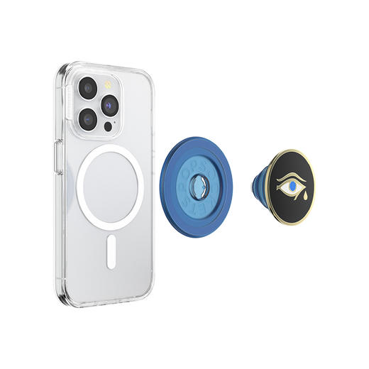 【古城密语】荷鲁斯之眼·MagSafe圆啪嗒 MAGSAFE磁吸手机支架 Round圆啪嗒系列 蓝色 商品图2