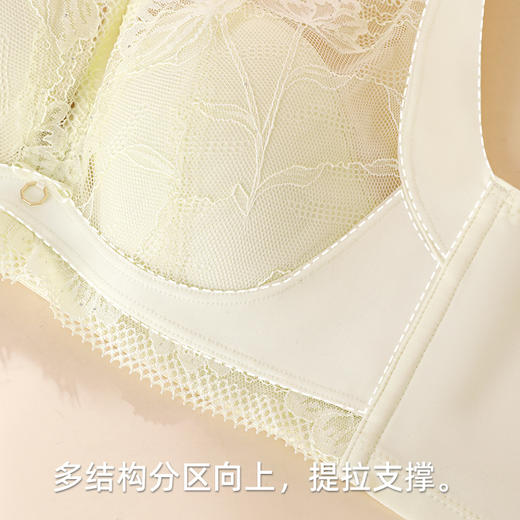 【商场同款】熳洁儿 大胸显小轻薄芒果杯收副乳防下垂蕾丝性感24701319 商品图2