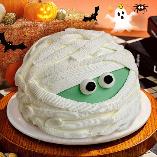【绷带小怪兽】4寸万圣节限定系列-水果夹心动物奶油蛋糕 商品图0